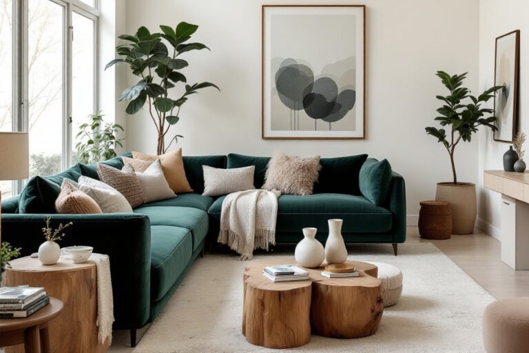 Descubra as 10 principais tendências de decoração 2025: do maximalismo à sustentabilidade, transforme sua casa com estilo e inovação.