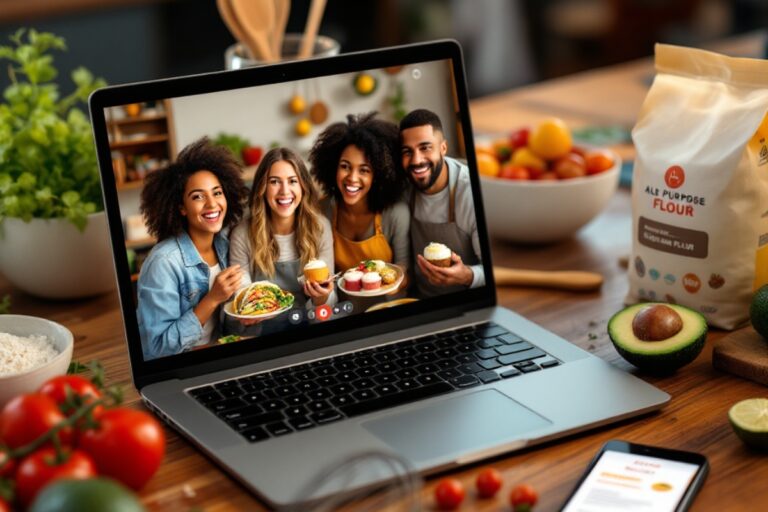 Organize um encontro virtual gastronômico incrível: temas criativos passo-a-passo para conectar amigos/família via culinária!