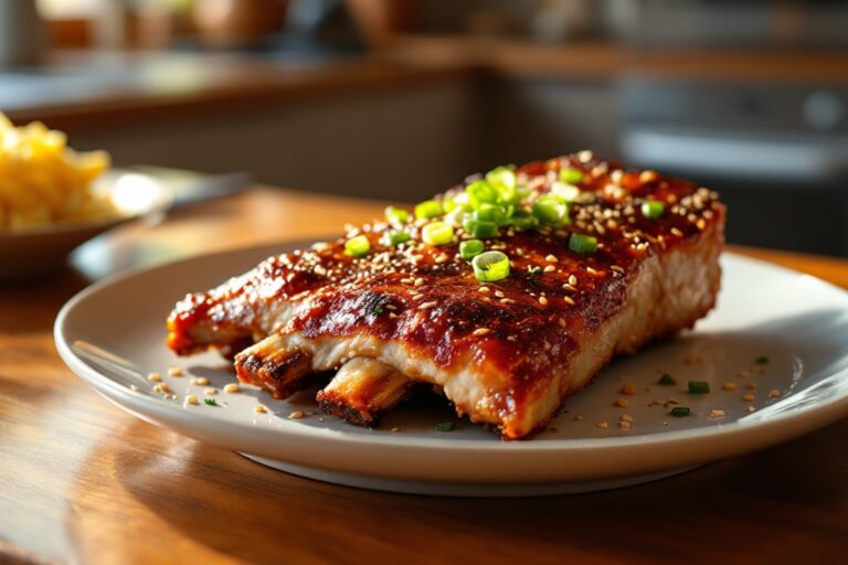 Saiba como preparar uma deliciosa receita na Air Fryer: uma deliciosa costelinha de porco com tempero japonês, unindo praticidade e sabor.