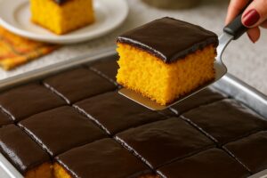 Aposte nessa receita fácil e cheia de sabor. O bolo de cenoura perfeito que conquista de primeira, com casquinha de chocolate crocante.