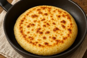 Saiba como preparar um delicioso pão de queijo de frigideira! Receita rápida, Deliciosa e muito fácil de fazer!
